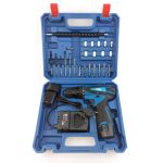 Професионалeн акумулаторен ударен винтоверт с LED просветка 18V LI-ION VIKI