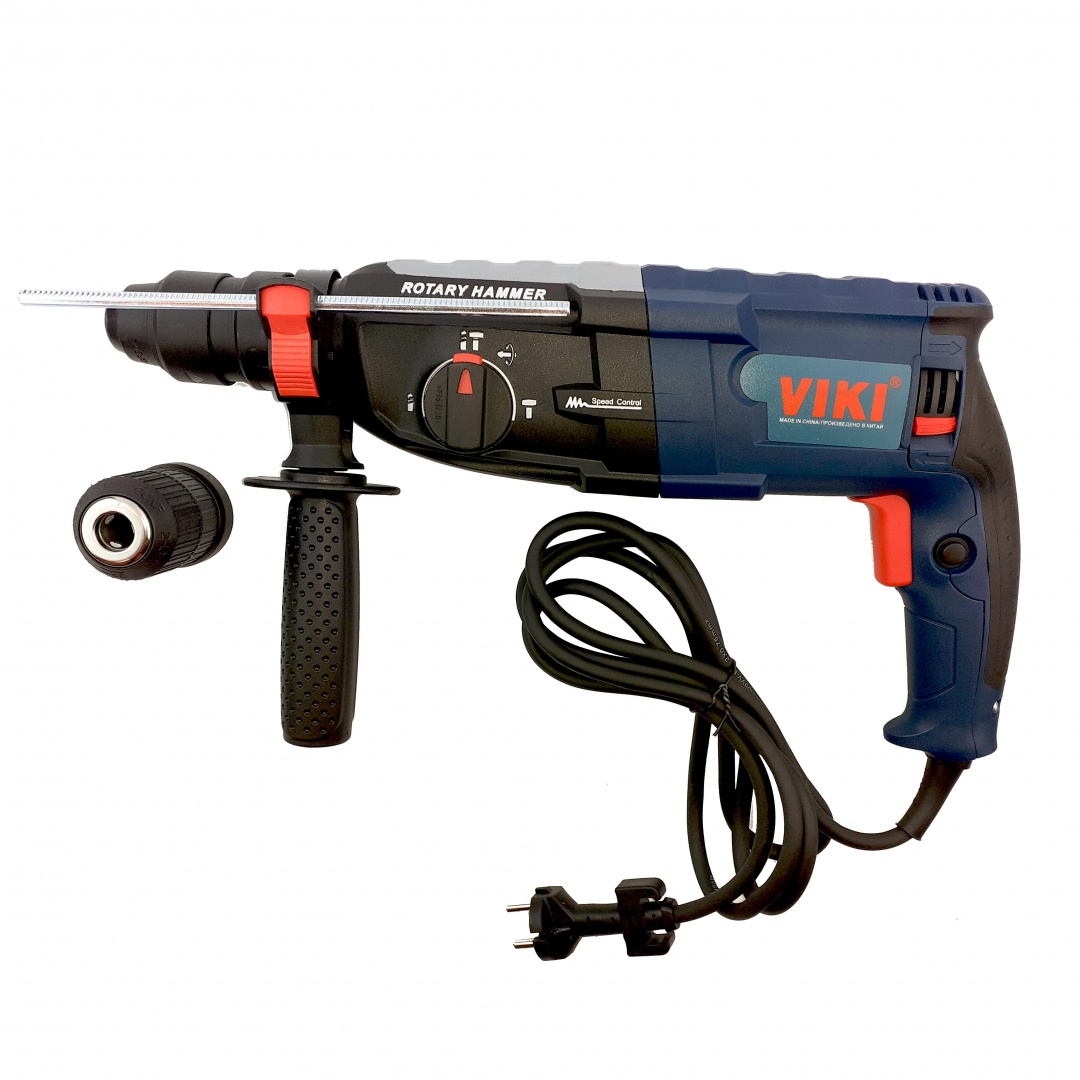 2311.jpg Перфоратор VIKI , 900W, 2.4 J, 1100 об/мин SDS-Plus 3 функции - Image 1