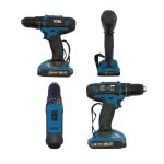 Професионалeн акумулаторен ударен винтоверт с LED просветка 18V LI-ION VIKI - Image 2