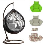 Градинска Ратанова Люлка - тип яйце - Image 5