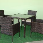 Ратан 4 фотьойола + маса