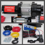 ЕЛЕКТРИЧЕСКА ЛЕБЕДКА STRONG MAX 12V-2265 КГ 4000 LB ТЕЛФЕРИ - Image 2