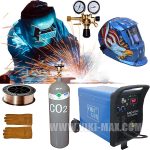 Телоподаващо 250А с електрожен MIG/MMA Viki Lux пълен комплект