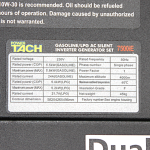 Генератор за ток на газ POWER TACH 5.8 kW модел 7500iE монофазен инверторен - Image 6