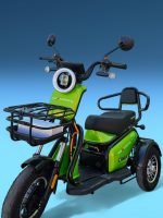 Двуместна електрическа триколка MaxMotors Pudding 1800W-48V-20Ah - Image 9