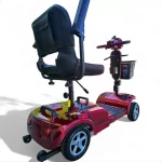 Инвалидна електрическа четириколка Maxmotors 350W със сваляема батерия и MAXI гуми - Image 11