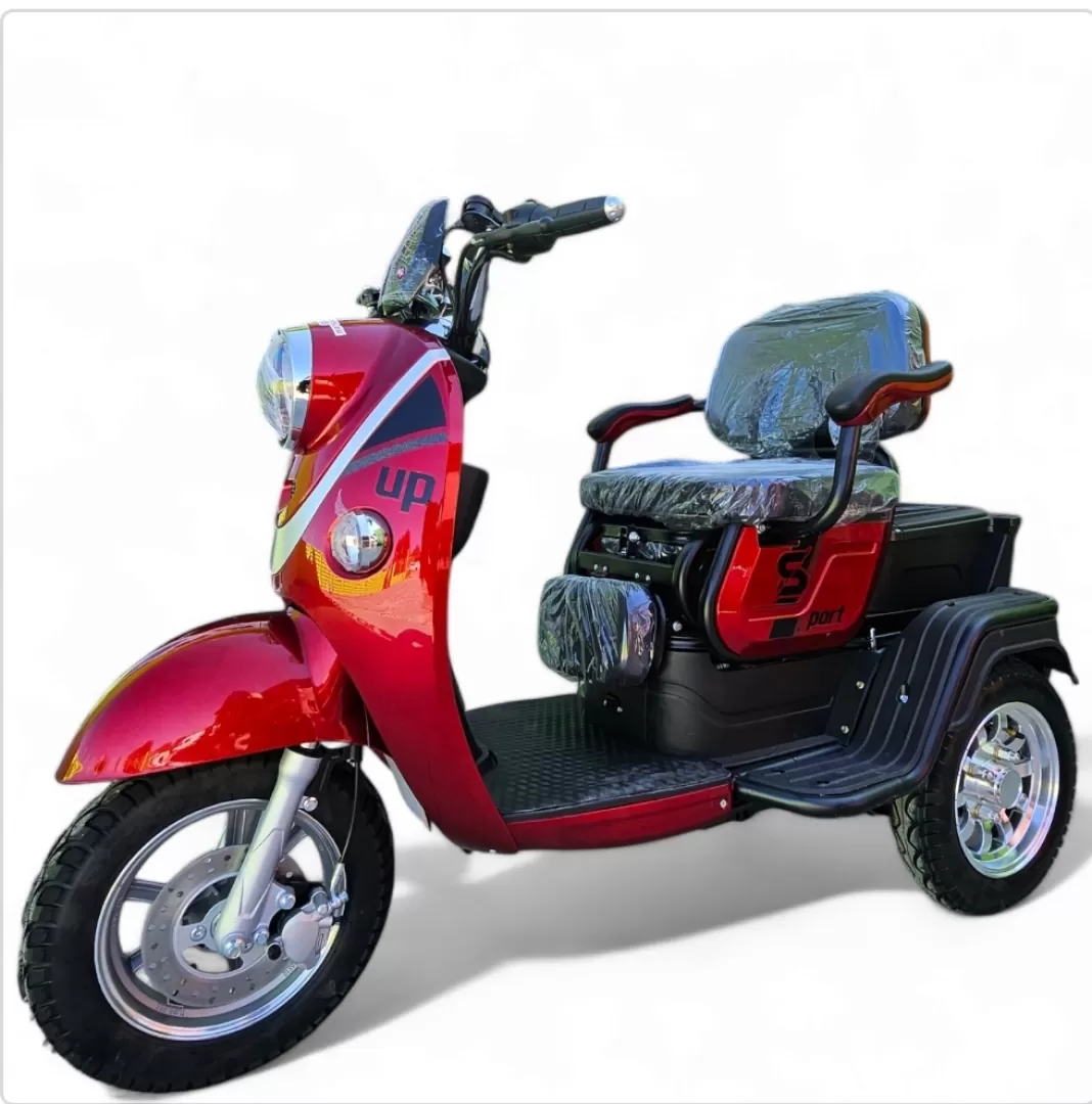 4375.webp Триместна електрическа триколка MaxMotors X2 RED, 1500W, 20Ah - Image 1