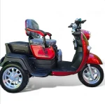 Триместна електрическа триколка MaxMotors X2 RED, 1500W, 20Ah - Image 6