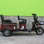 Двуместна CARGO електрическа триколка Max Motors CARGO LUX 1500W BROWN - Image 4