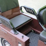 Двуместна CARGO електрическа триколка Max Motors CARGO LUX 1500W BROWN - Image 5