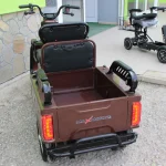 Двуместна CARGO електрическа триколка Max Motors CARGO LUX 1500W BROWN - Image 7