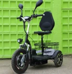 Електрическа триколка Max Motors А3 с предно предаване 750W BLACK