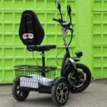 Електрическа триколка Max Motors А3 с предно предаване 750W BLACK - Image 4