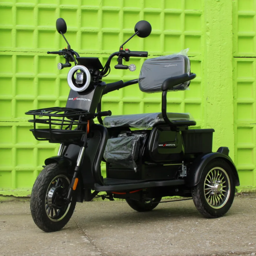 4764.webp Електрическа триколка Max Motors X1 BLACK, 1500W, 20 Ah - Image 1