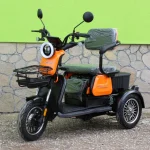 Триместна Електрическа Триколка MaxMotors X1, 1500W, 48V/20Ah, ORANGE