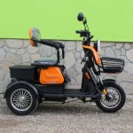 Триместна Електрическа Триколка MaxMotors X1, 1500W, 48V/20Ah, ORANGE - Image 2