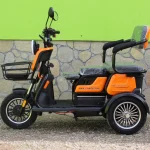 Триместна Електрическа Триколка MaxMotors X1, 1500W, 48V/20Ah, ORANGE - Image 5