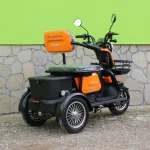 Триместна Електрическа Триколка MaxMotors X1, 1500W, 48V/20Ah, ORANGE - Image 8