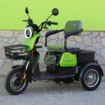 Триместна Електрическа Триколка MaxMotors X1, 1500W, 48V/20Ah, Green - Image 4