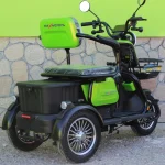 Триместна Електрическа Триколка MaxMotors X1, 1500W, 48V/20Ah, Green - Image 3