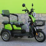 Триместна Електрическа Триколка MaxMotors X1, 1500W, 48V/20Ah, Green - Image 6