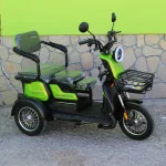 Триместна Електрическа Триколка MaxMotors X1, 1500W, 48V/20Ah, Green - Image 7