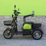 Триместна Електрическа Триколка MaxMotors X1, 1500W, 48V/20Ah, Green - Image 10