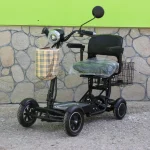 Сгъваема електрическа четириколка MaxMotors Black