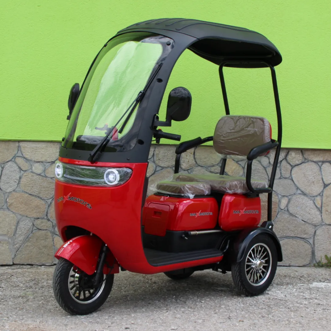 5280.webp Триместна Електрическа Триколка MaxMotors X3 1800W - RED - Image 1