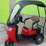 Триместна Електрическа Триколка MaxMotors X3 1800W - RED - Image 6