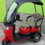 Триместна Електрическа Триколка MaxMotors X3 1800W - RED - Image 7