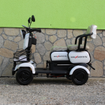 Мини триместна електрическа четириколка MaxMotors A9 WHITE, 1500W, 48V/20Ah - Image 3