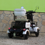 Мини триместна електрическа четириколка MaxMotors A9 WHITE, 1500W, 48V/20Ah - Image 6