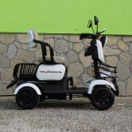 Мини триместна електрическа четириколка MaxMotors A9 WHITE, 1500W, 48V/20Ah - Image 7