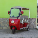 Електрическа триместна триколка Max Motors NEW GOLF RED - Image 2