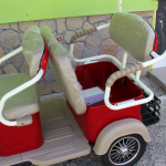 Електрическа триместна триколка Max Motors NEW GOLF RED - Image 7