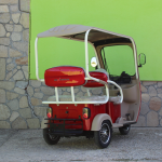 Електрическа триместна триколка Max Motors NEW GOLF RED - Image 5