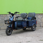 Двуместна CARGO електрическа триколка Max Motors CARGO LUX 1500W BLUE