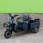 Двуместна CARGO електрическа триколка Max Motors CARGO LUX 1500W BLUE - Image 2