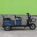 Двуместна CARGO електрическа триколка Max Motors CARGO LUX 1500W BLUE - Image 5