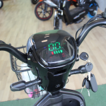 Електрически двуместен скутер – велосипед MaxMotors със 16″ гуми, 750W, 48V/20Ah GRAY - Image 9