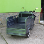 Електрическа триместна товарна триколка MaxiGo Pro, Gray, 2000W, с възможност за регистрация – икономична и мощна! - Image 8