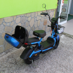 Електрически скутер с педали MaxMotors 500W/48V/15Ah – BLUE - Image 5