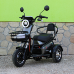 Двуместна електрическа триколка MaxMotors Pudding GRAY,1800W-48V-20Ah