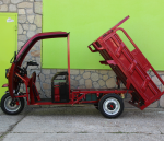 Електрическа Селскостопанска Триколка с Покрив 2000W Maxmotors RED - Image 4