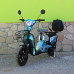 Електрически скутер-велосипед MaxMotors EBZ16 500W – BLUE