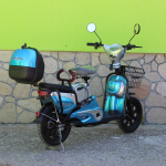 Електрически скутер-велосипед MaxMotors EBZ16 500W – BLUE - Image 3