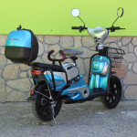 Електрически скутер-велосипед MaxMotors EBZ16 500W – BLUE - Image 6