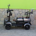 Мини триместна електрическа четириколка MaxMotors A9 GRAY, 1500W, 48V/20Ah - Image 4