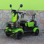 Мини триместна електрическа четириколка MaxMotors A9 GREEN, 1500W, 48V/20Ah